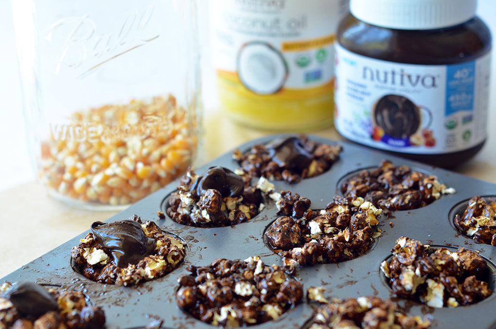 incredibly easy chocolate popcorn bites – Nutiva