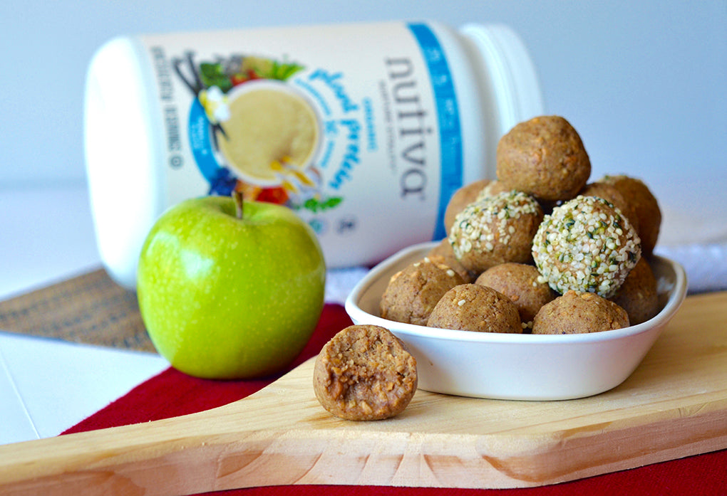 no bake apple pie power balls – Nutiva