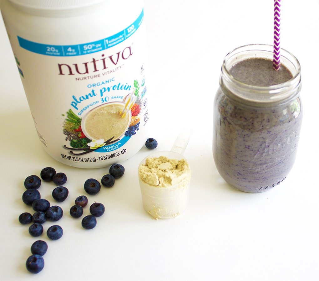 blueberry and banana protein shake – Nutiva