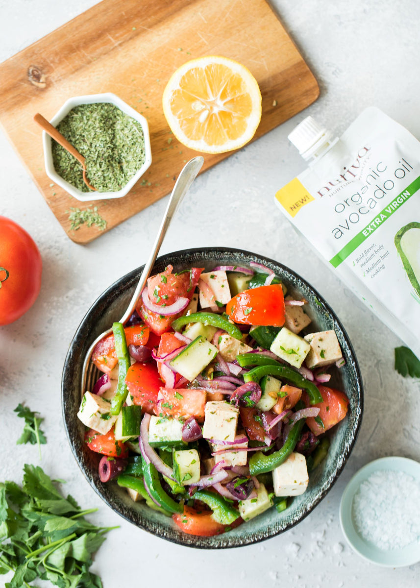 vegan greek salad – Nutiva