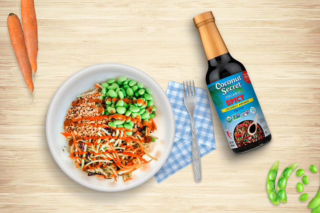 Crunchy Edamame Peanut Salad