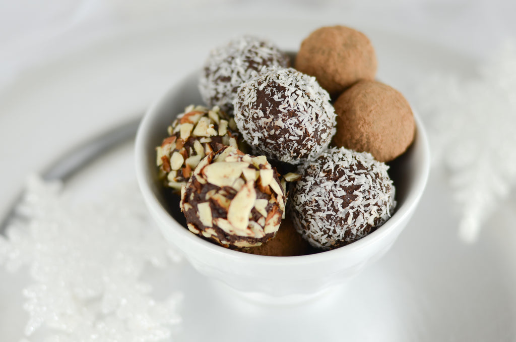 chocolate truffles with coconut oil