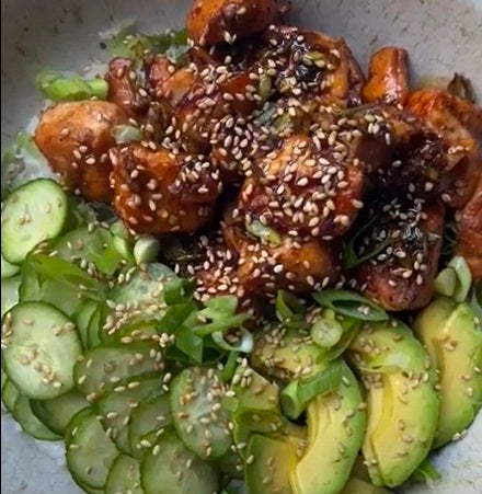Hot Honey Salmon Bowl – Nutiva
