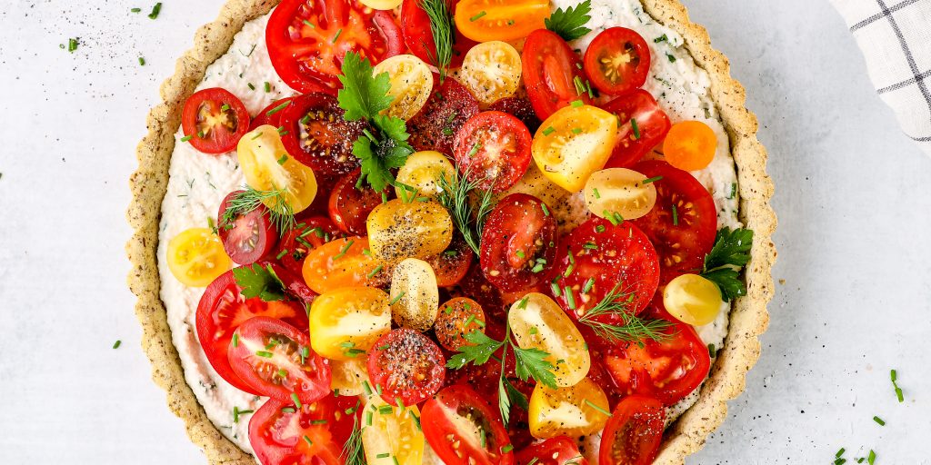 vegan tomato “ricotta” tart – Nutiva