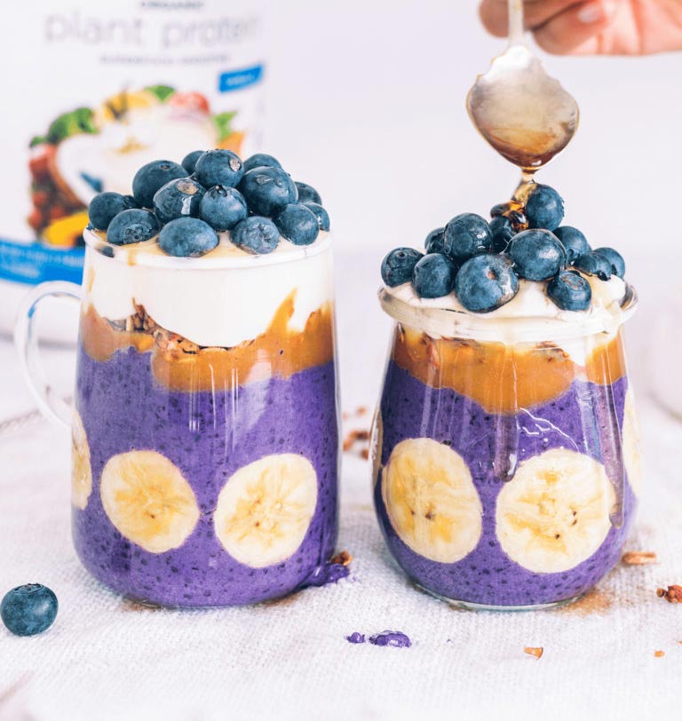blueberry chia protein parfait – Nutiva