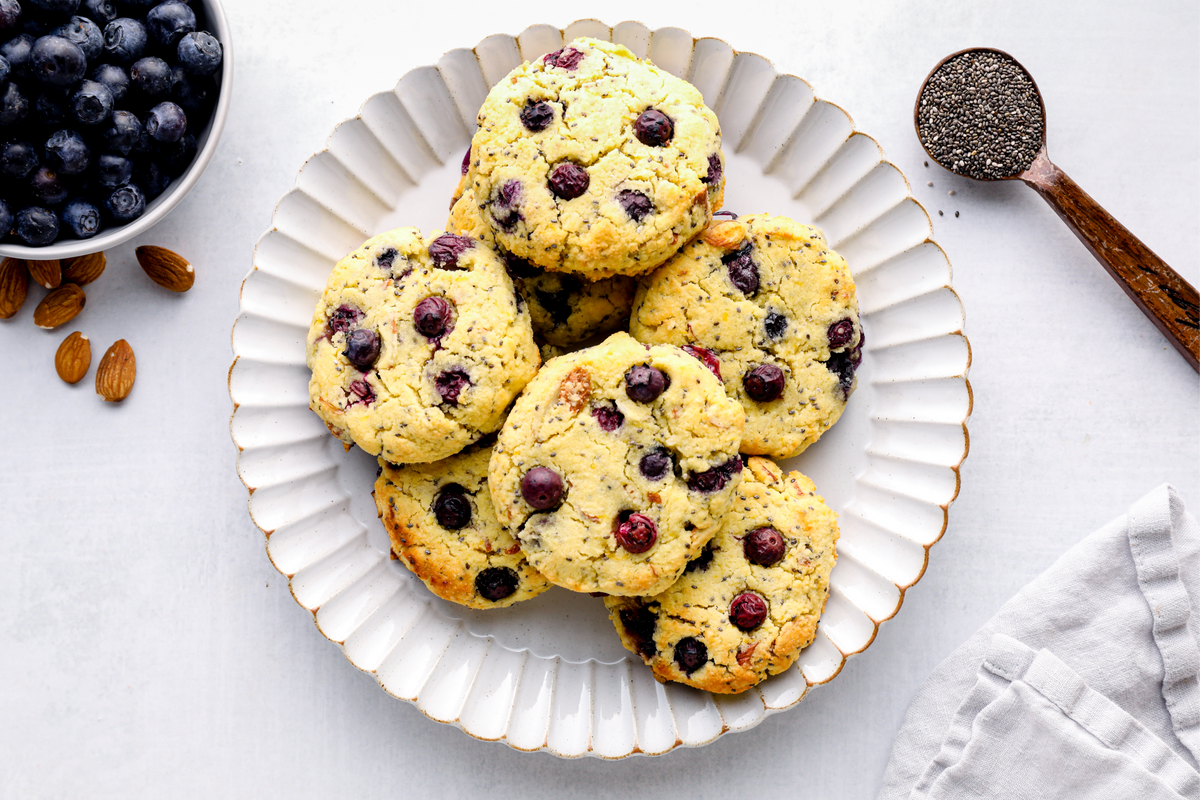 Keto Blueberry Lemon Cookies Nutiva