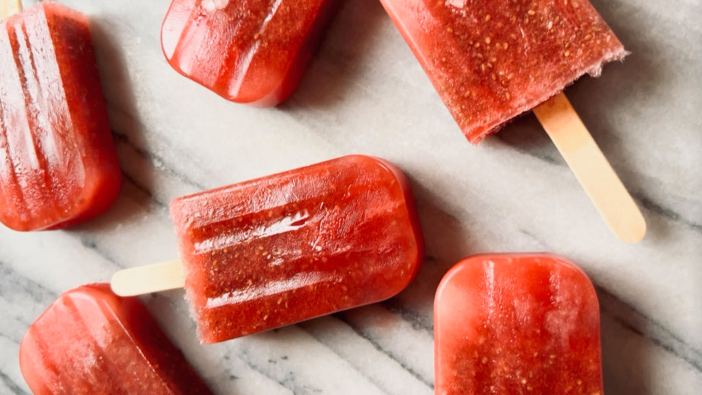 Watermelon Chia Pops