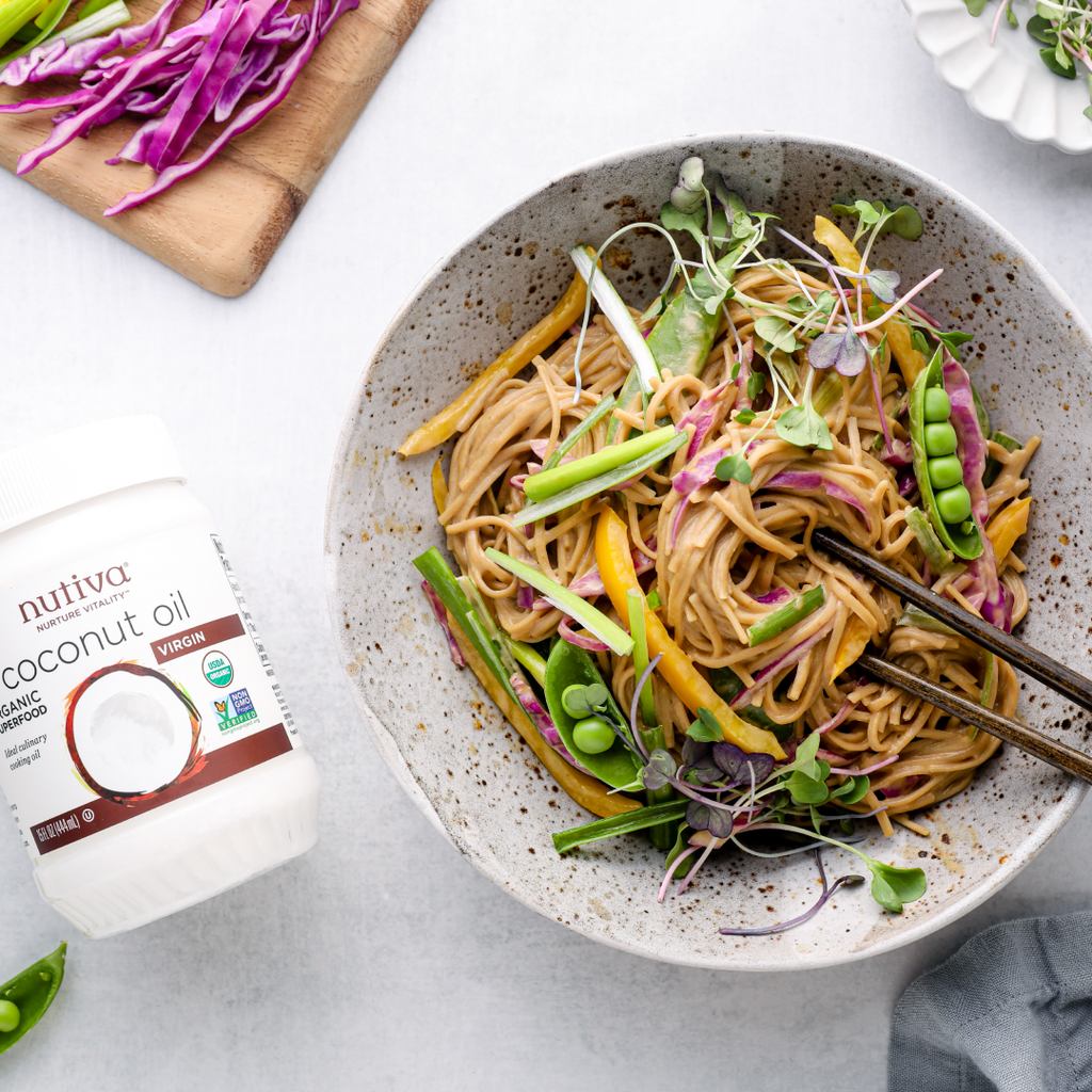 Coconut Sesame Noodle Bowl