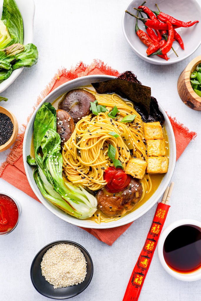 Mushroom Miso Vegan Ramen