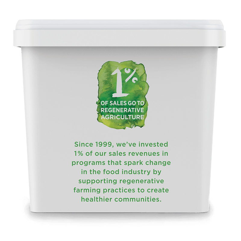 Nutiva Shortening 15 oz package 1% program to help regenerative agriculture